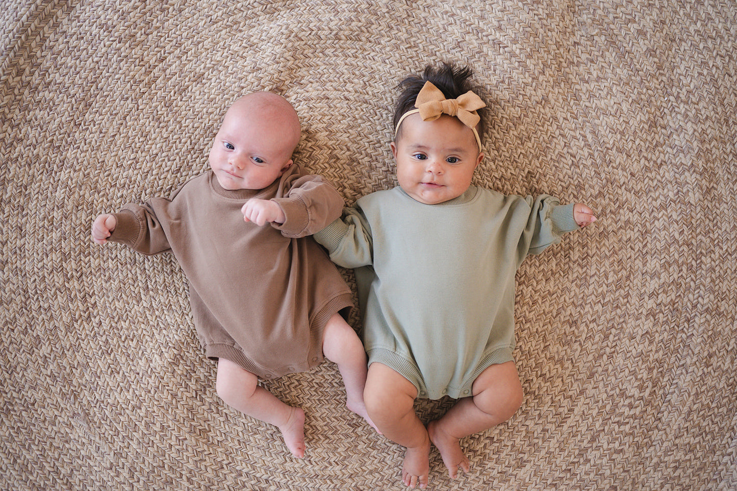 Oversized Cozy Romper - Sage