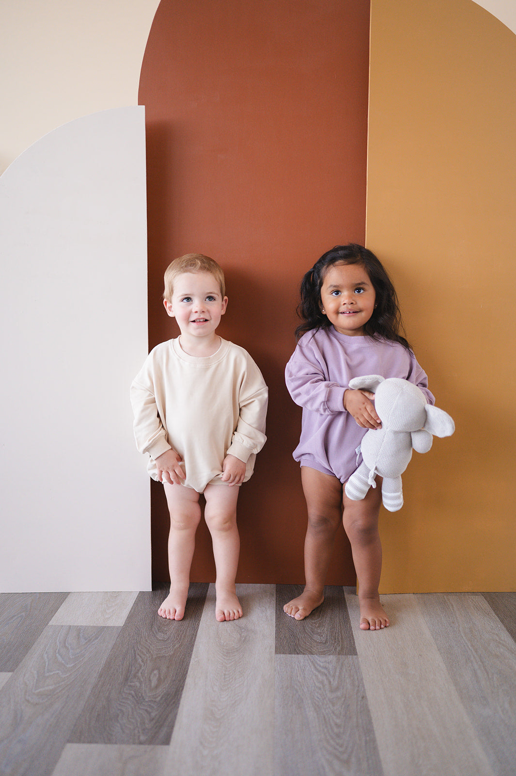 Oversized Cozy Romper - Vanilla