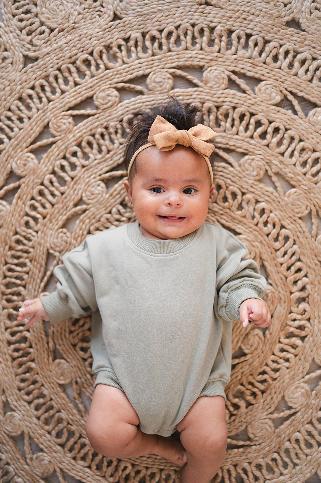 Oversized Cozy Romper - Sage