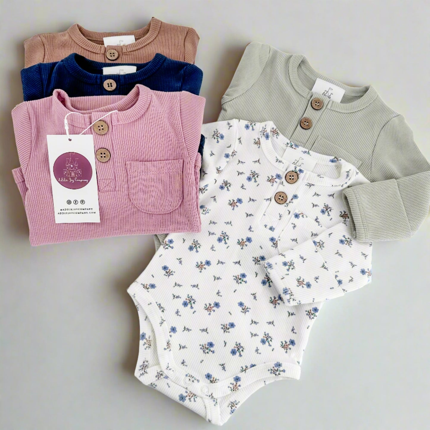 Seasage Ribbed Cotton Bodysuit (Final Sale Clearance)