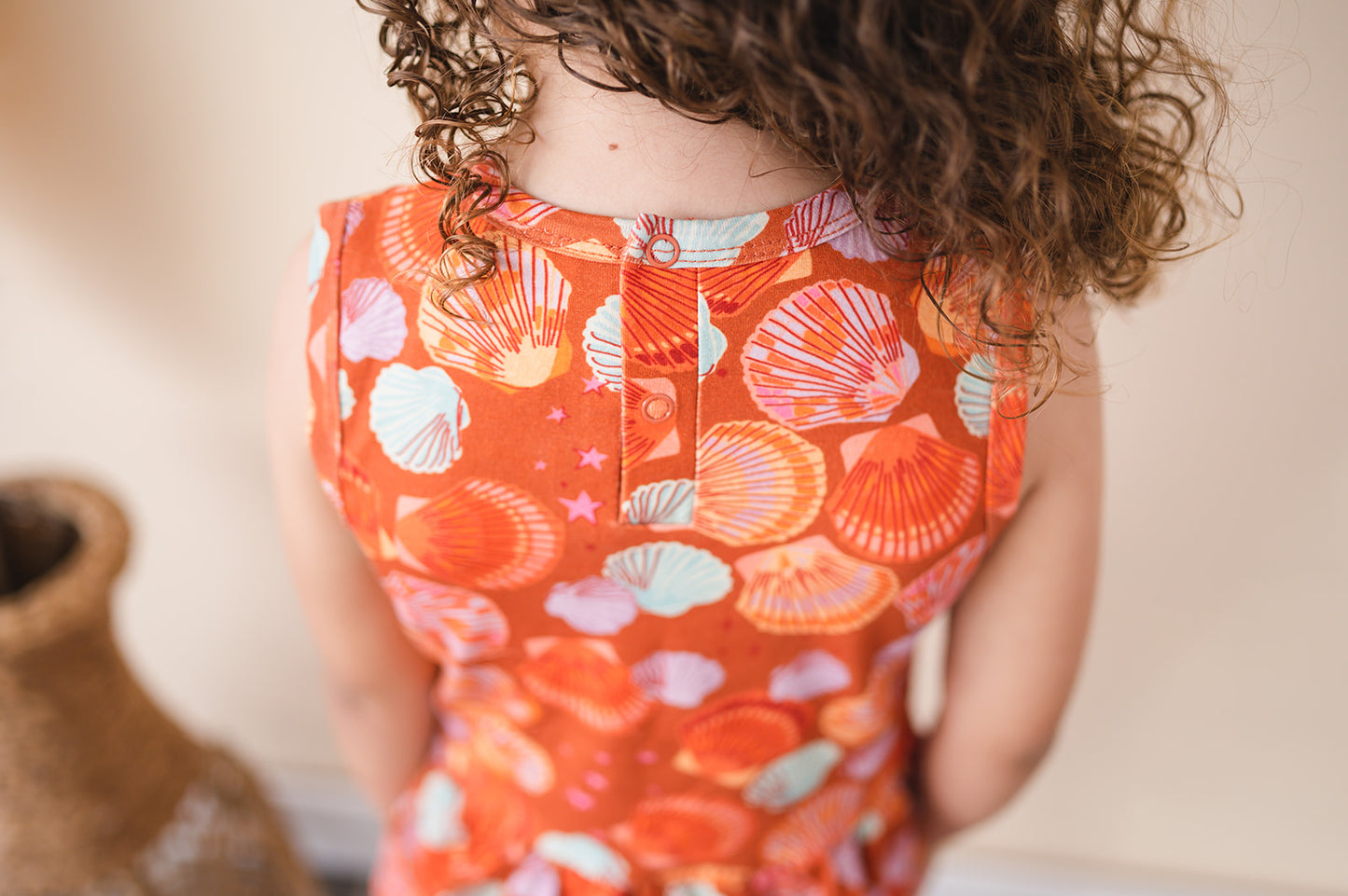 Peplum Tank & Shorties - Boho Sea Shell