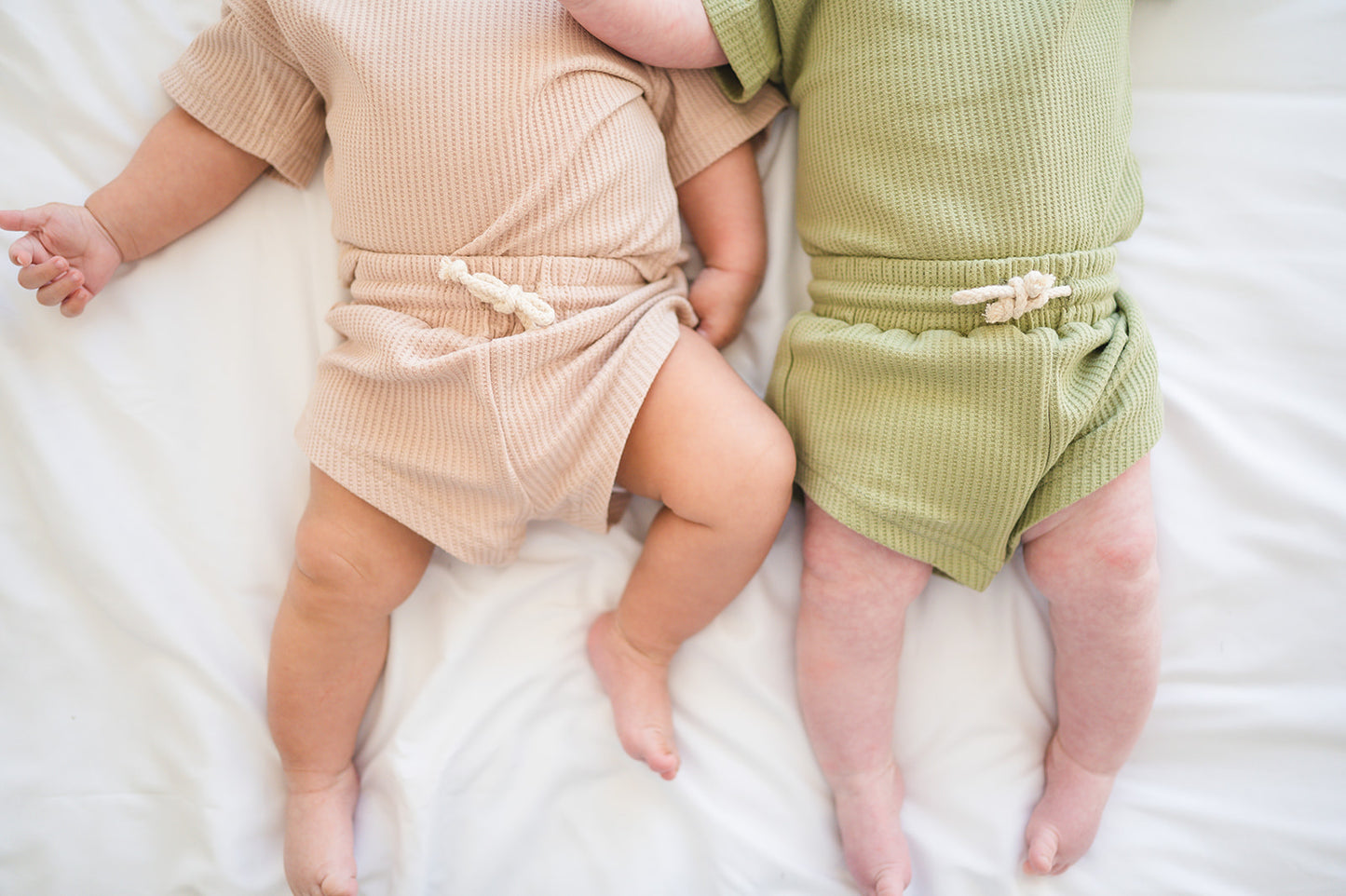Waffle Knit Set- Beige