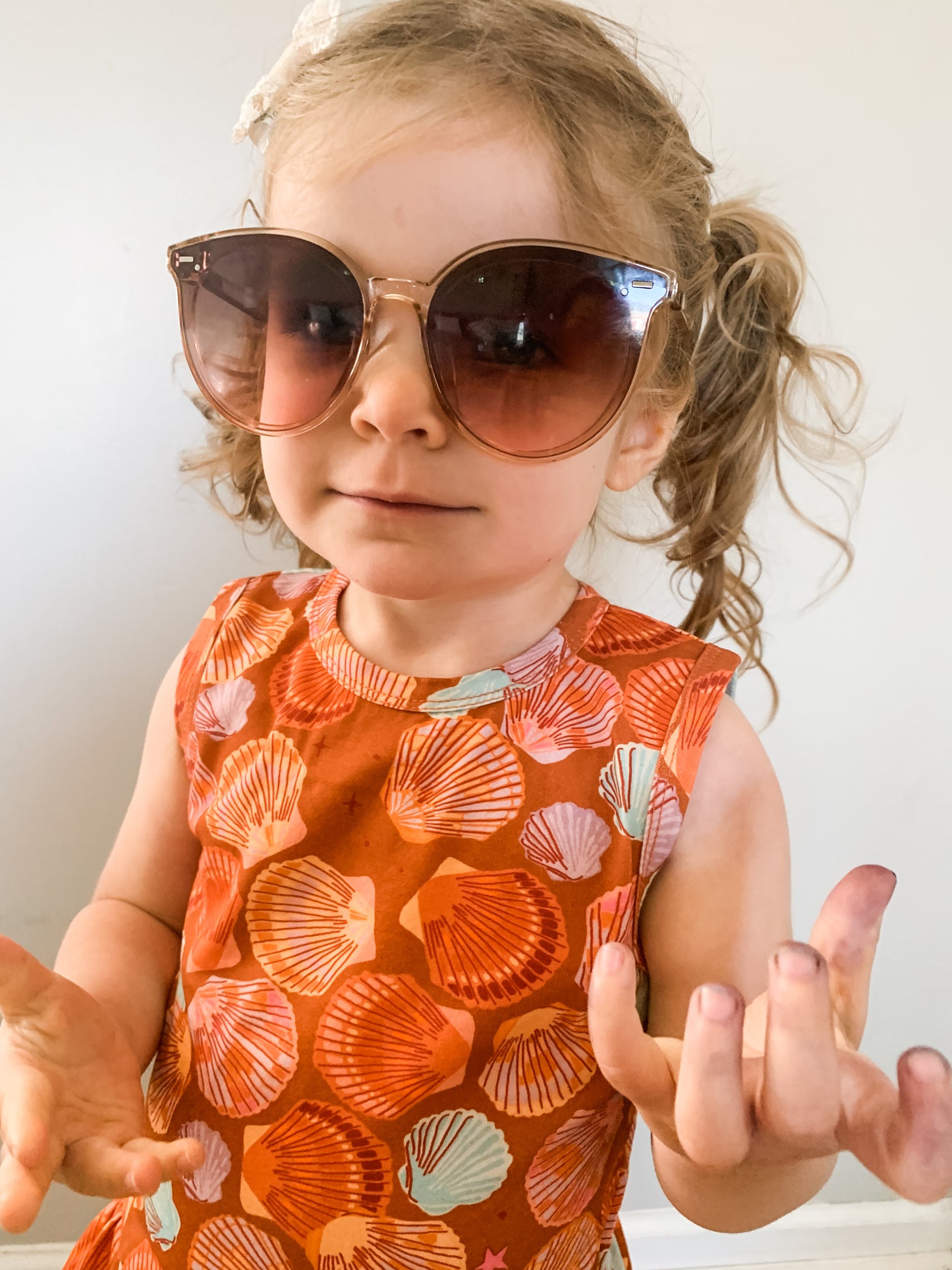 Peplum Tank & Shorties - Boho Sea Shell