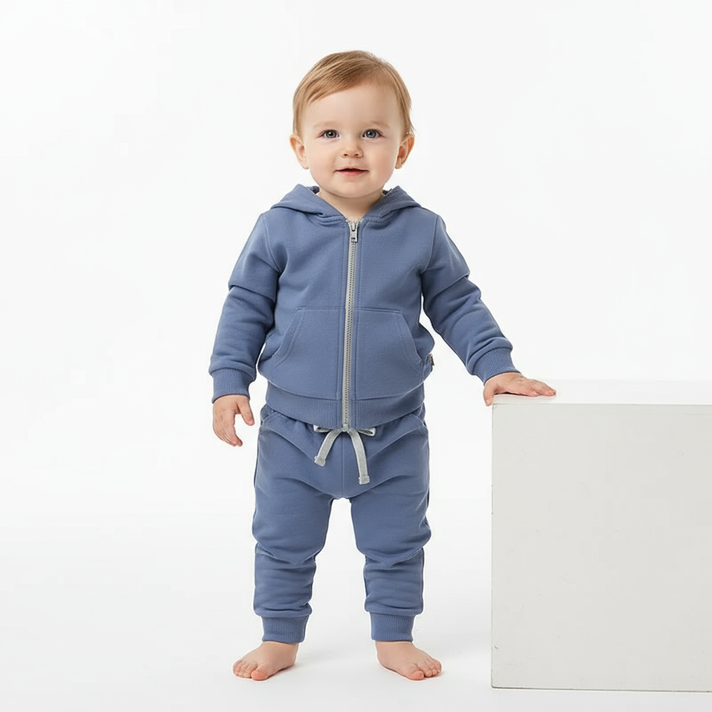 Blue Jay Organic Cotton 2-Piece Zip Jogger Sweatsuit