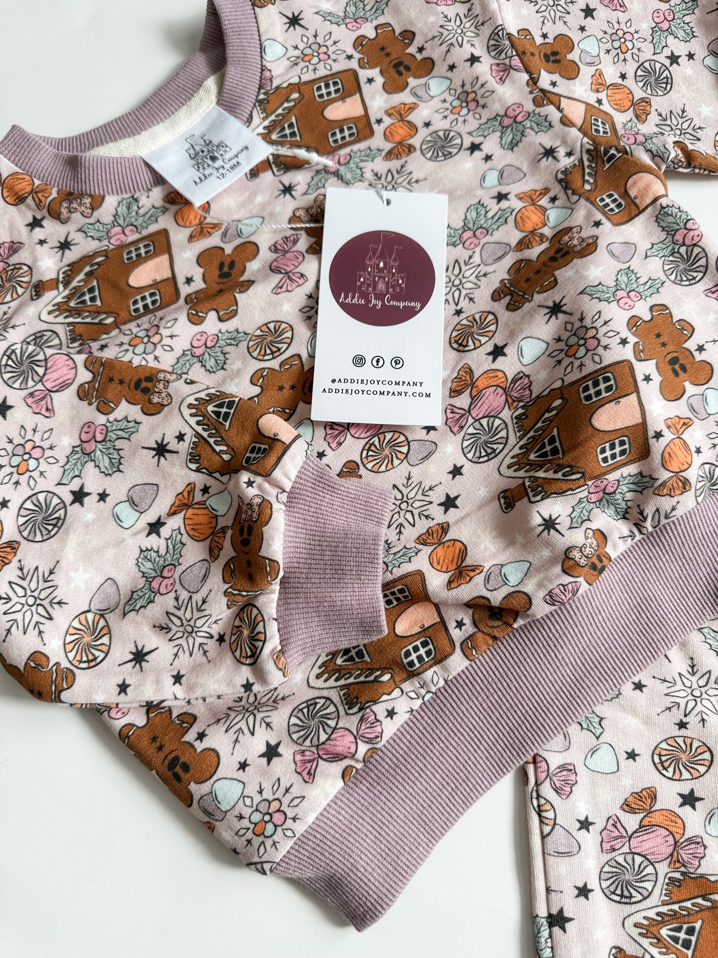 Gingerbread Sweets Cozy Bubble Sweatsuit