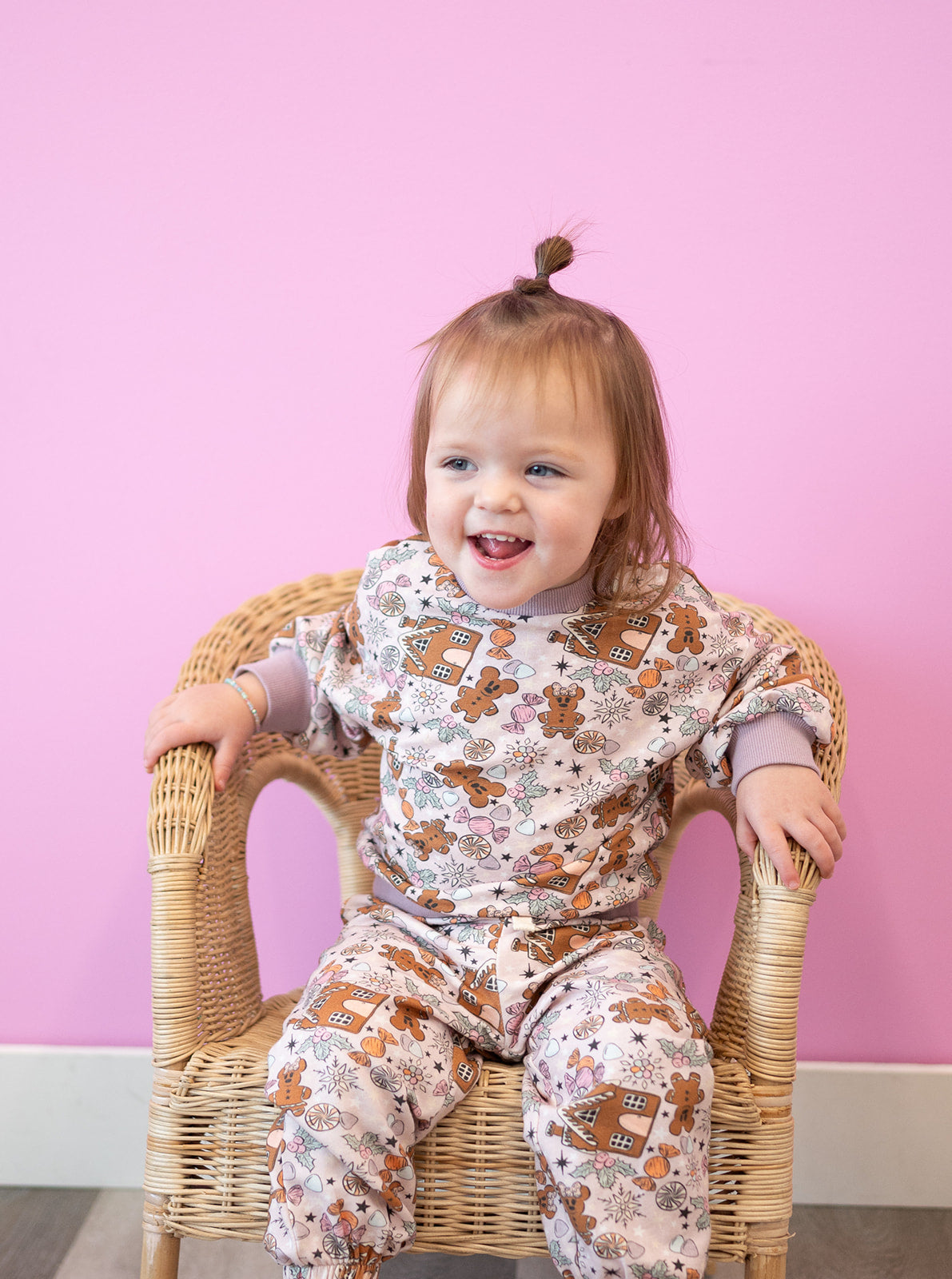 Gingerbread Sweets Cozy Bubble Sweatsuit