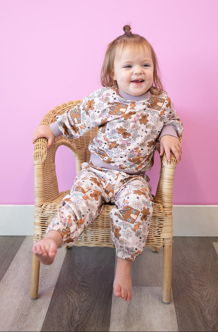 Gingerbread Sweets Cozy Bubble Sweatsuit