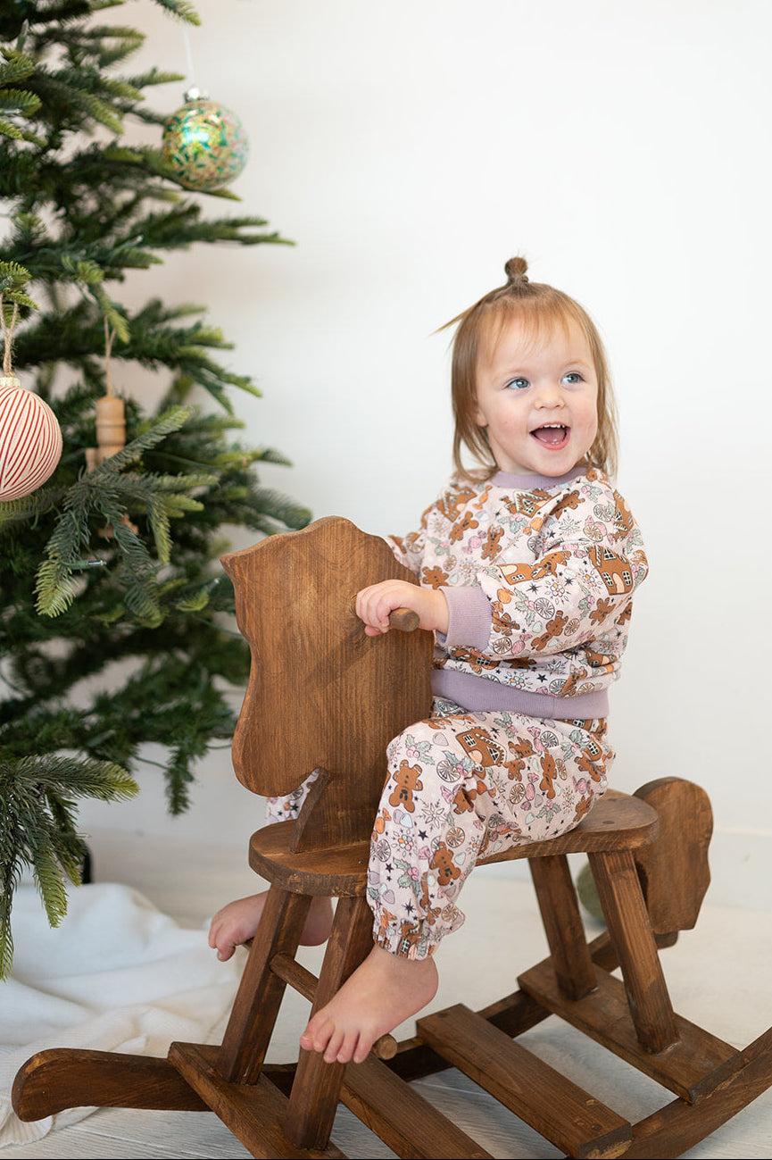 Gingerbread Sweets Cozy Bubble Sweatsuit