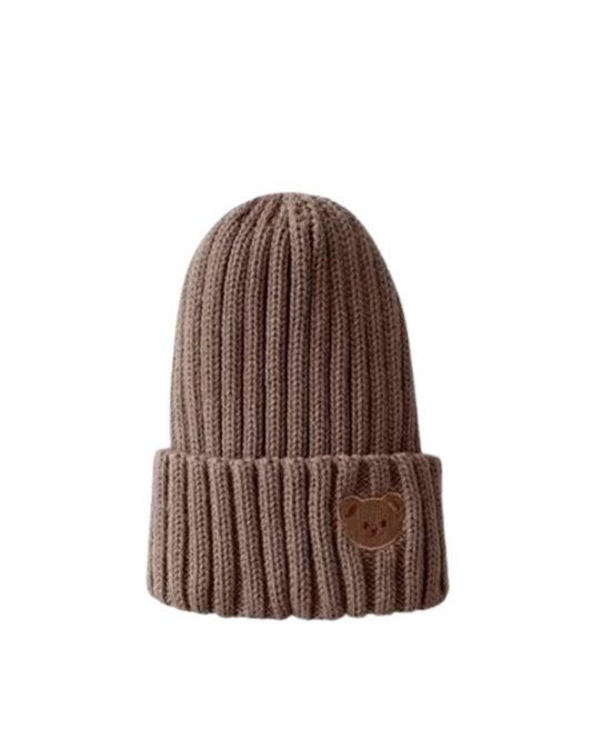 Light Cocoa Teddy Bear Beanie