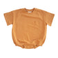 T-shirt Bubble Romper - Apricot